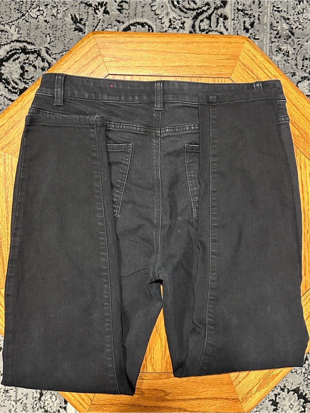*TALBOTS* Black Simply Flattering Collection Jegging Skinny Leg Pant Jeans Sz 12 - Picture 7 of 8